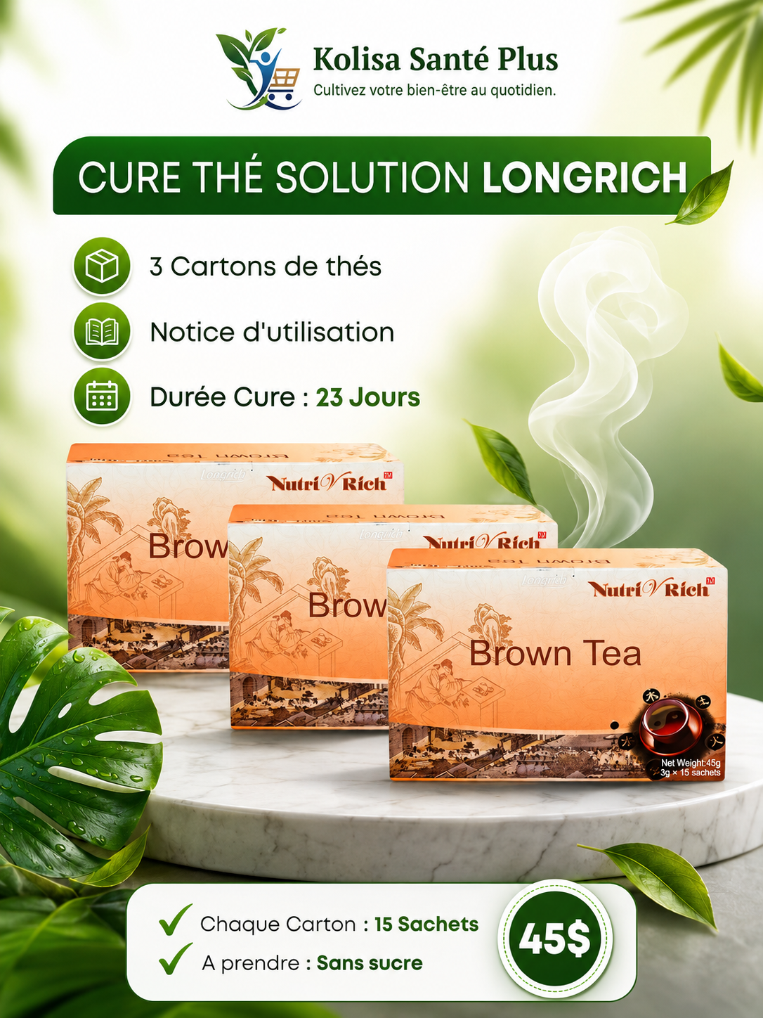 Cure Thé Solution Longrich